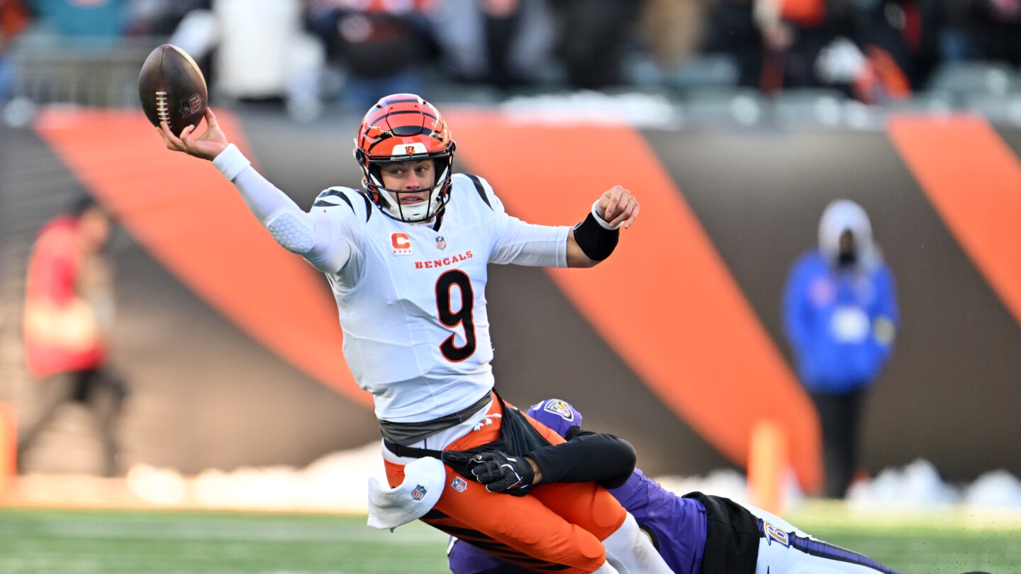 Ravens up 24-0 after returning Joe Burrow interception for a touchdown