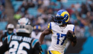 Davante Adams didn't practice Wednesday; Kyren Williams limited