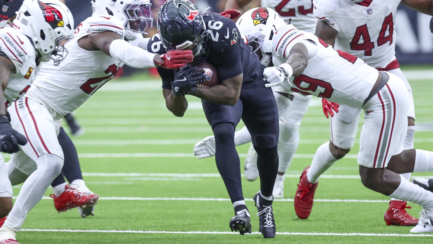 Texans' Jawhar Jordan ran for 101 yards in his first NFL game