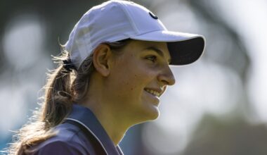 LPGA’s 6-foot-3 medalist at Final Qualifying can swing it over 110 mph, leads several Euro grads