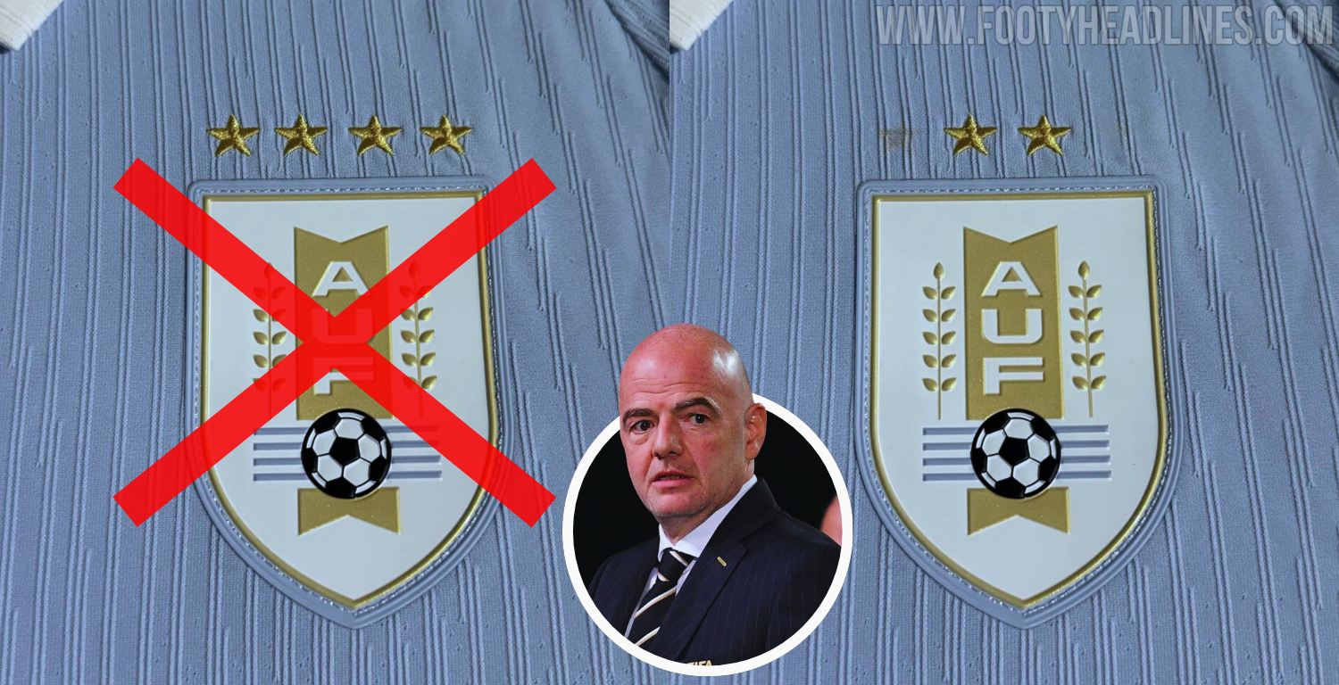 Report: Uruguay Forced to Remove 2 Stars for 2026 World Cup