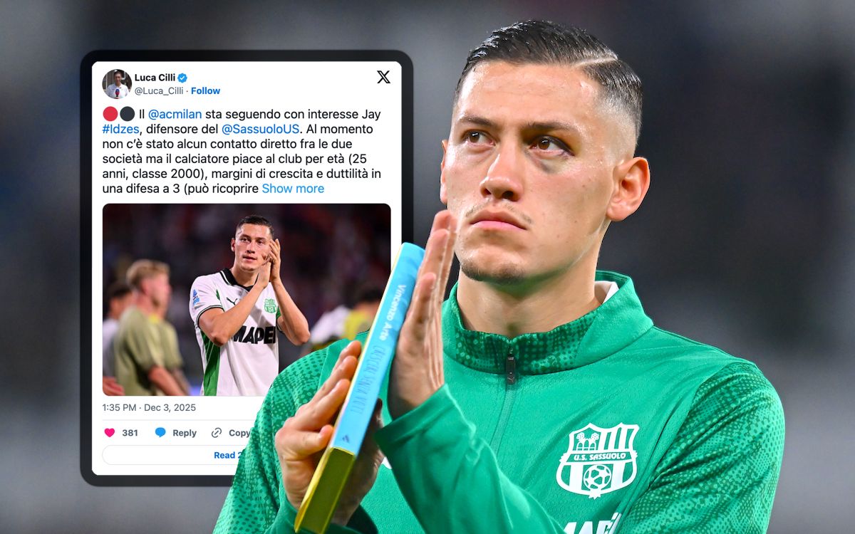 Jay Idzes of US Sassuolo