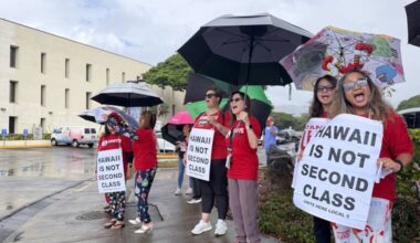 Kaiser workers rally as contact negotiations continue