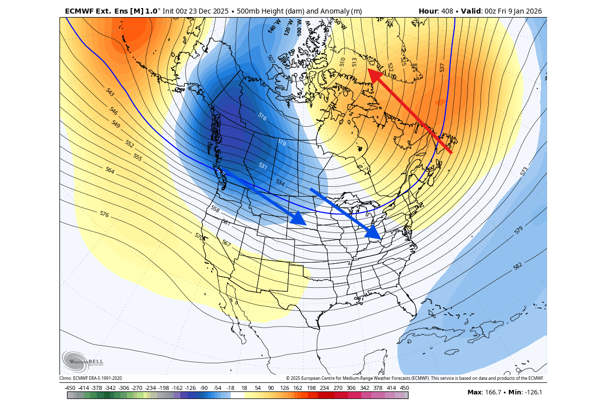 winter-forecast-january-500mb-pressure-anomaly-pattern-ecmwf-united-states-canada-extended-first-half