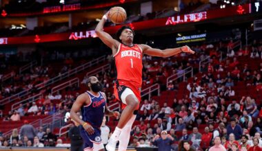 Thompson has 20 points, 9 rebounds, 8 assists, Rockets beat Clippers 115-113