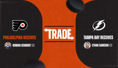 Flyers acquire Roman Schmidt from Tampa Bay in exchange for Ethan Samson