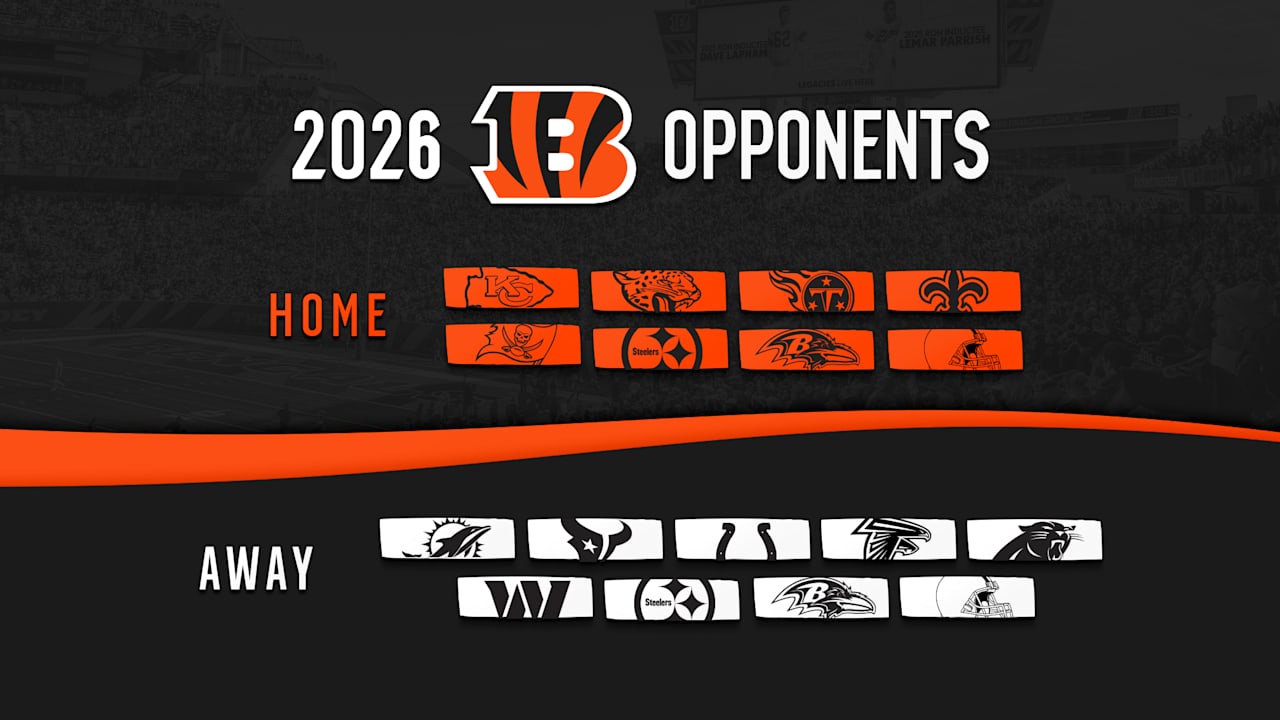 Bengals 2026 Opponents Confirmed