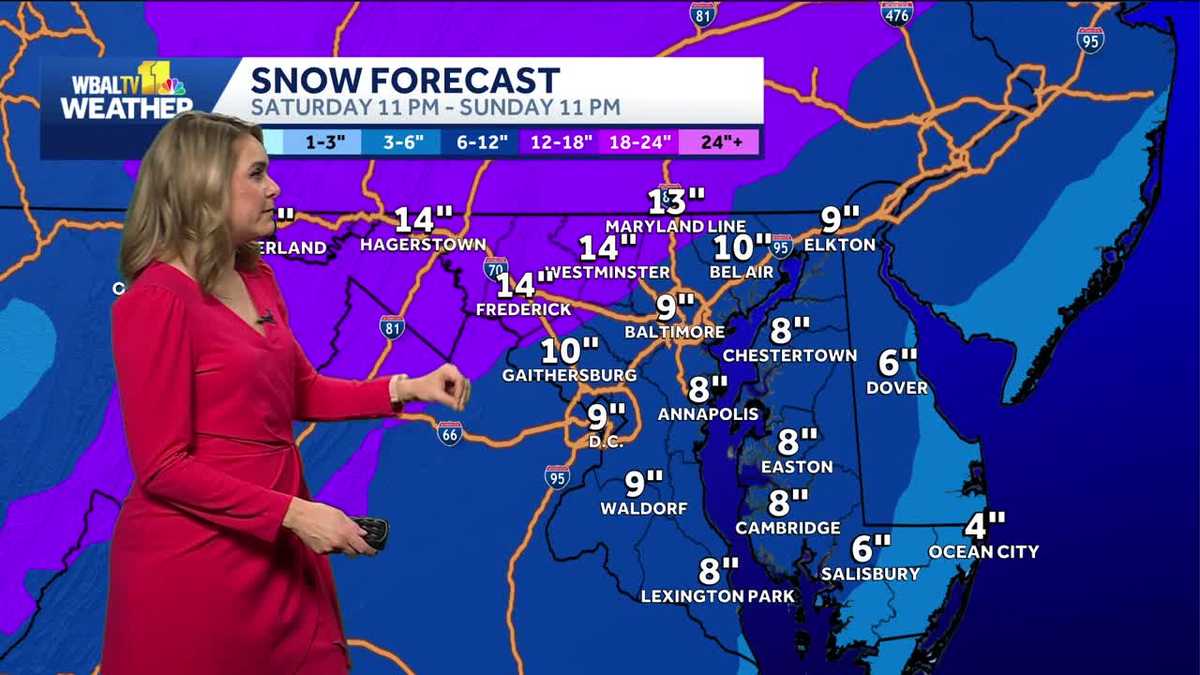 Winter Storm Warning issued for weekend