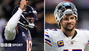 Sam Darnold of the Seattle Seahawks and 49ers counterpart Brock Purdy