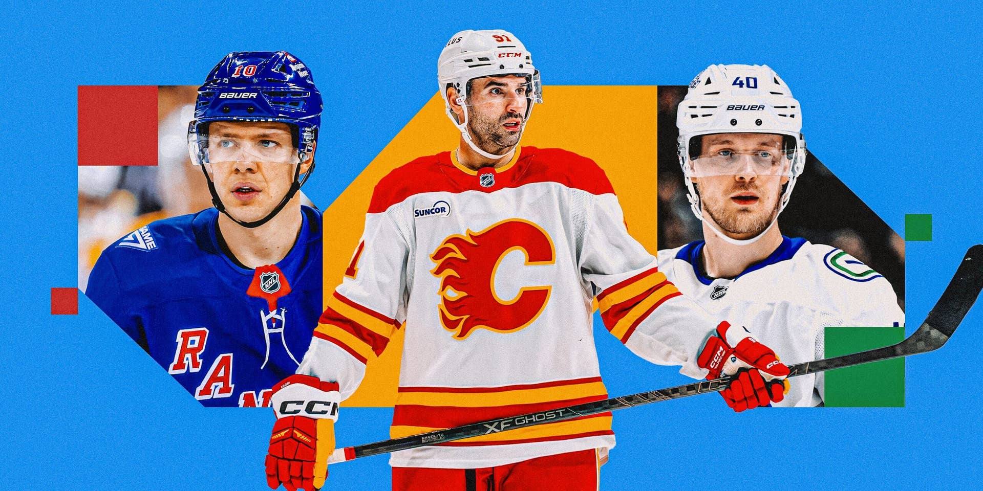 Artemi Panarin, Nazem Kadri and Elias Pettersson are among the top names on the NHL trade board.