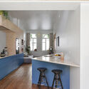 Butterfly Townhouse / Atelier Tom Vanhee - Interior Photography, Kitchen, Countertop, Wood, Lighting, Chair, Table