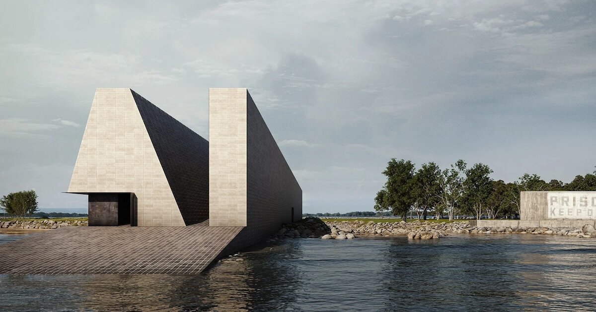 rammed earth makes up wrot studio pitch for nyc public cemetary