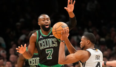 Celtics star Jaylen Brown criticizes officials after loss to Spurs