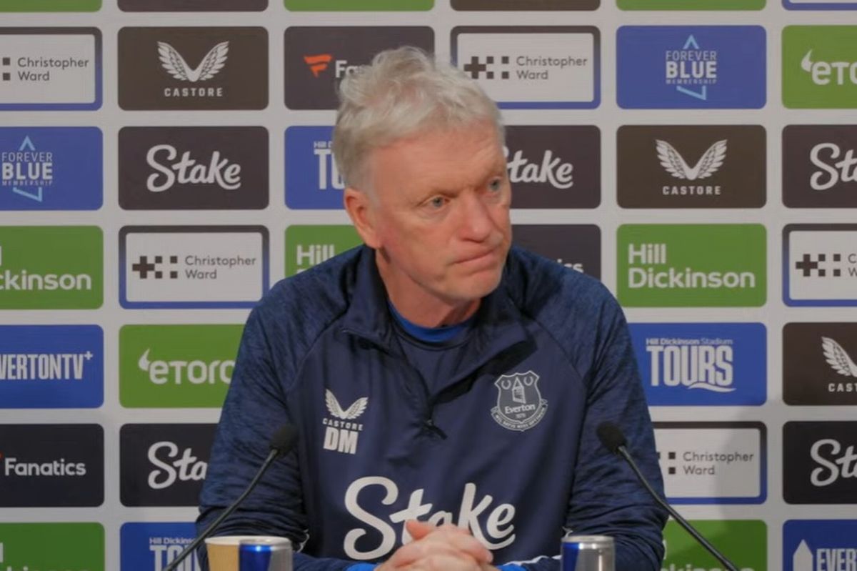 David Moyes speaks at his Everton press conference on Friday