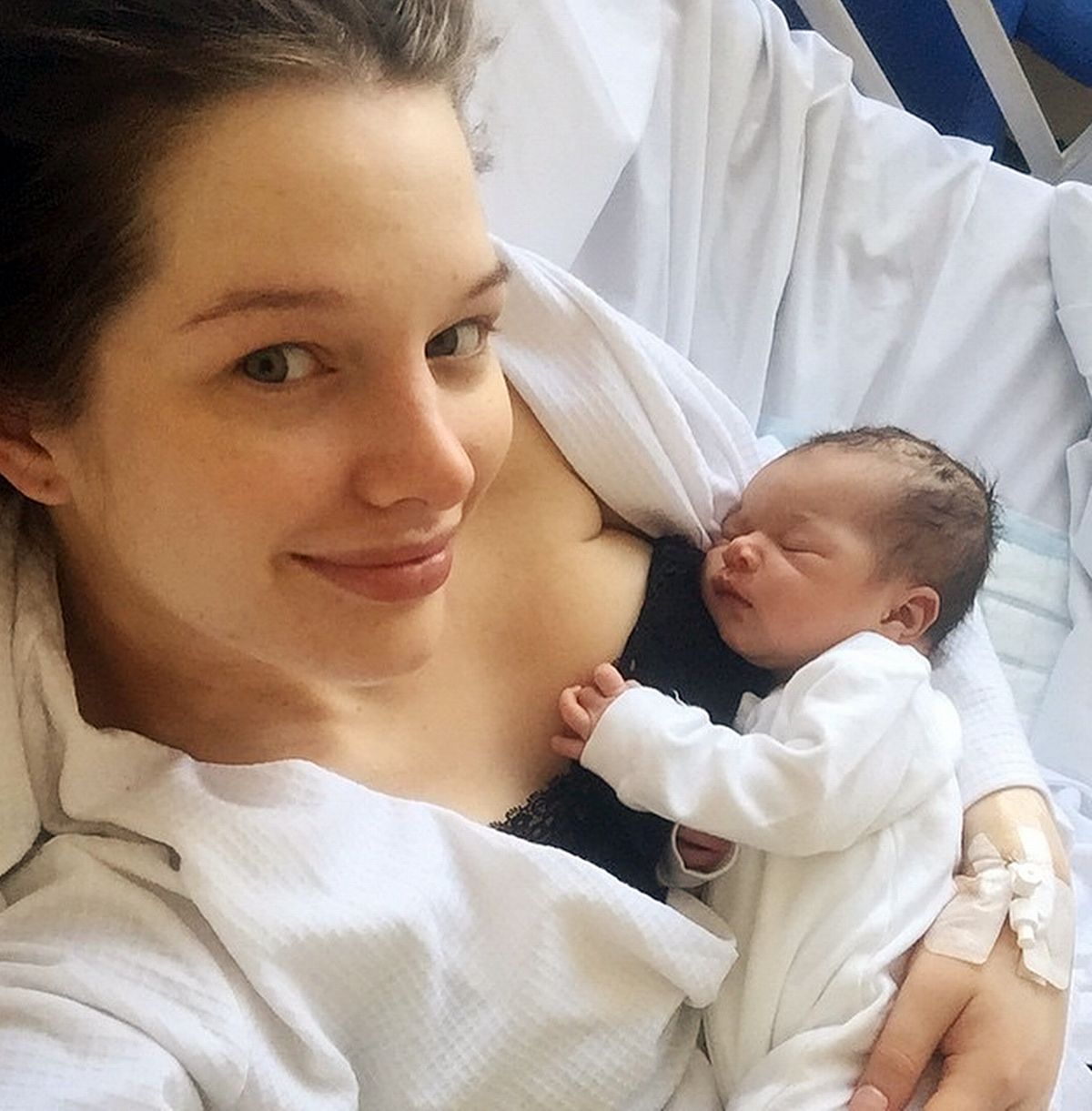 Helen Flanagan given birth to a daughter with long-term partner Scott Sinclair.
