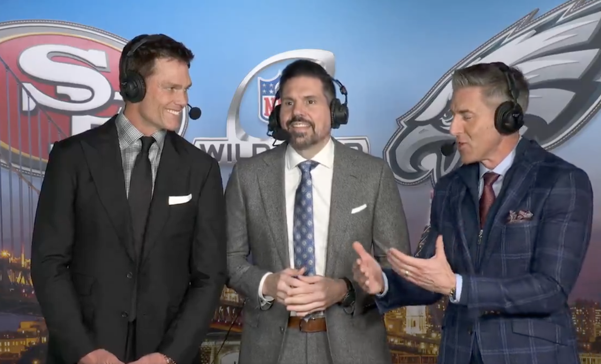 Dean Blandino explained to Kevin Burkhardt and Tom Brady why Dallas Goedert's second touchdown stood
