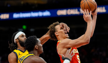 CJ McCollum scores 23 points, Hawks ride 17-0 second-half run to charge past Pacers 132-116