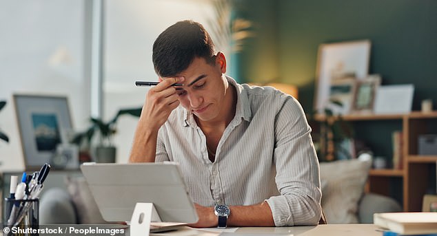 Long-term stress can weaken the immune system, raise blood pressure and cholesterol and disrupt sleep (stock image)