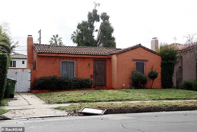 Rourke is facing eviction imminently from his home - pictured