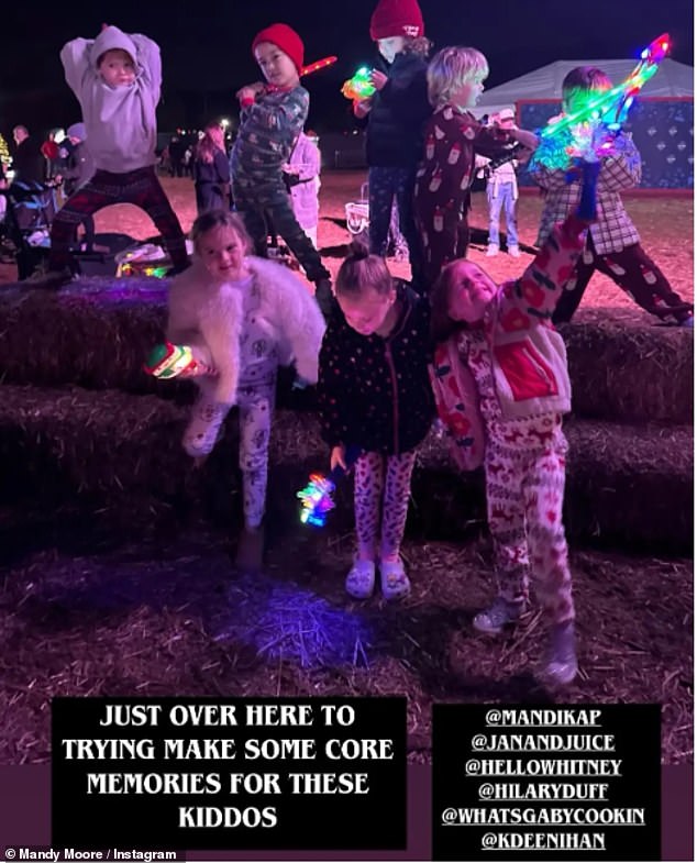 The pair recently proved their friendship is still going strong as last month they shared photos from a trip with their kids to see a Christmas lights display