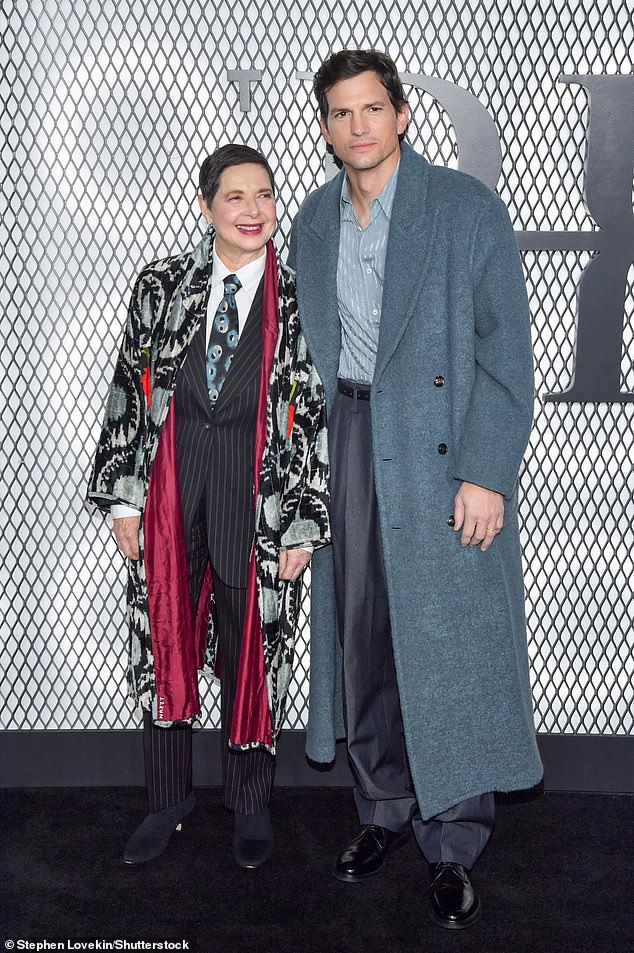 The That 70s' Show alum cozied up to his The Beauty co-star and Hollywood legend Isabella Rossellini