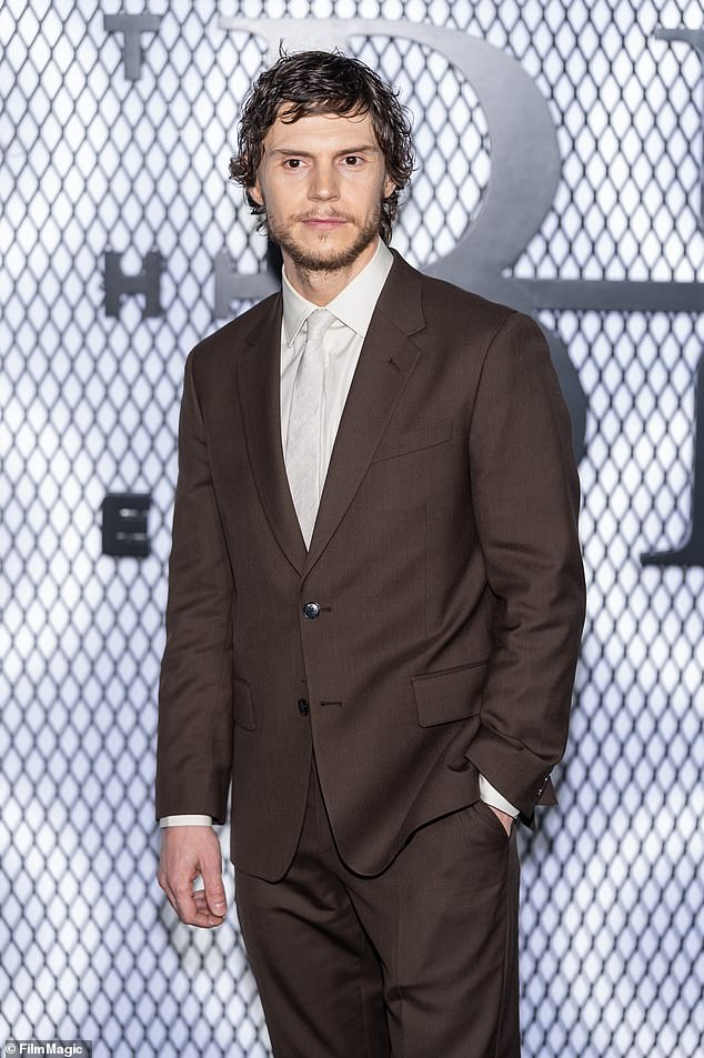 Evan Peters, who is among the cast of The Beauty and a Ryan Murphy favorite, looked handsome in a brown shirt
