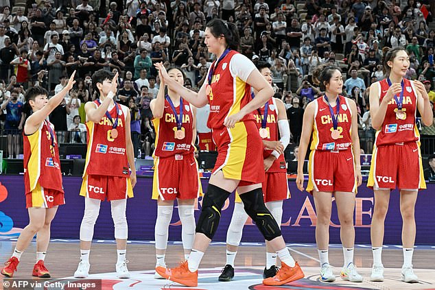 Standing at 7ft3in tall, Zhang is one inch taller than the tallest ever WNBA player