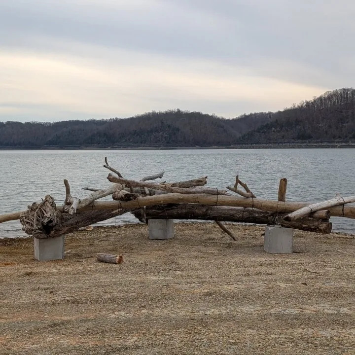 KY Fish and Wildlife Resources is experimenting with driftwood to reduce waste at Lake Cumberland. (KDFWR)