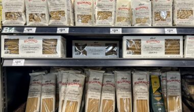 Italy says U.S. sharply reduced proposed pasta tariffs after a review