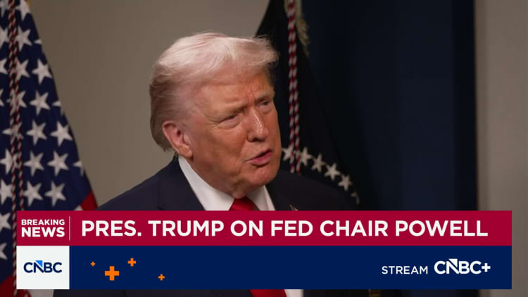 President Trump says he’s not concerned if Jerome Powell stays at the Fed
