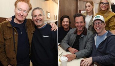 Conan O’Brien, Alex Cooper celebrate SiriusXM Golden Globes