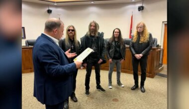 Megadeth’s Dave Mustaine honored in La Vergne, TN ahead of final album release and farewell tour