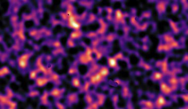 Dark matter map for a patch of sky based on gravitational lensing analysis of a Kilo-Degree Survey (Credit : Kilo-Degree Survey Collaboration/H. Hildebrandt &amp; B. Giblin/ESO)