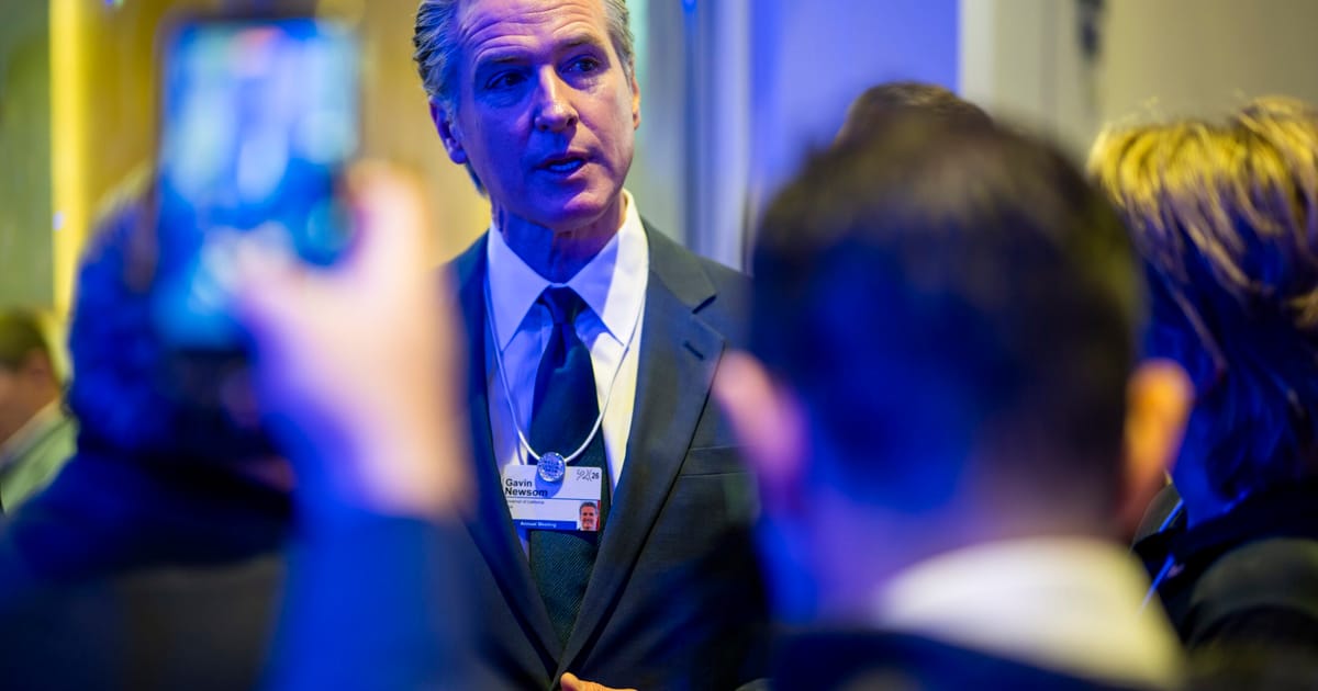 California’s Newsom hopes Trump ‘doesn’t double down on stupid’ in Davos – POLITICO