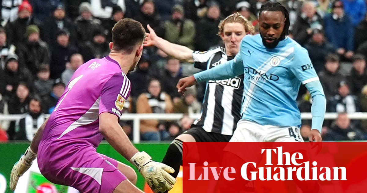Newcastle United v Manchester City: Carabao Cup semi-final first leg – as it happened | Carabao Cup