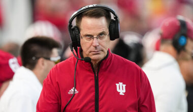 Curt Cignetti at the Rose Bowl