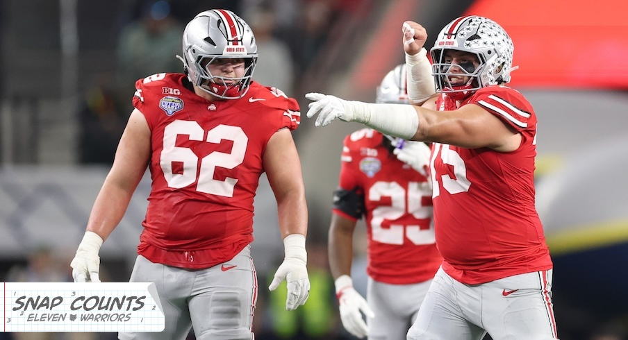 Snap Counts: Carson Hinzman Leads Ohio State in Offensive Snaps, Jaylen McClain Leads Buckeyes in Defensive Snaps for 2025 Season
