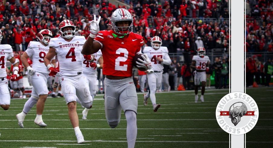 Caleb Downs Indiana punt return TD