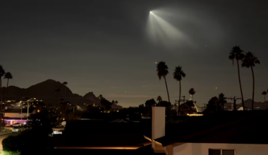 Look up! SpaceX launches Italian satellite for 1st mission of 2026