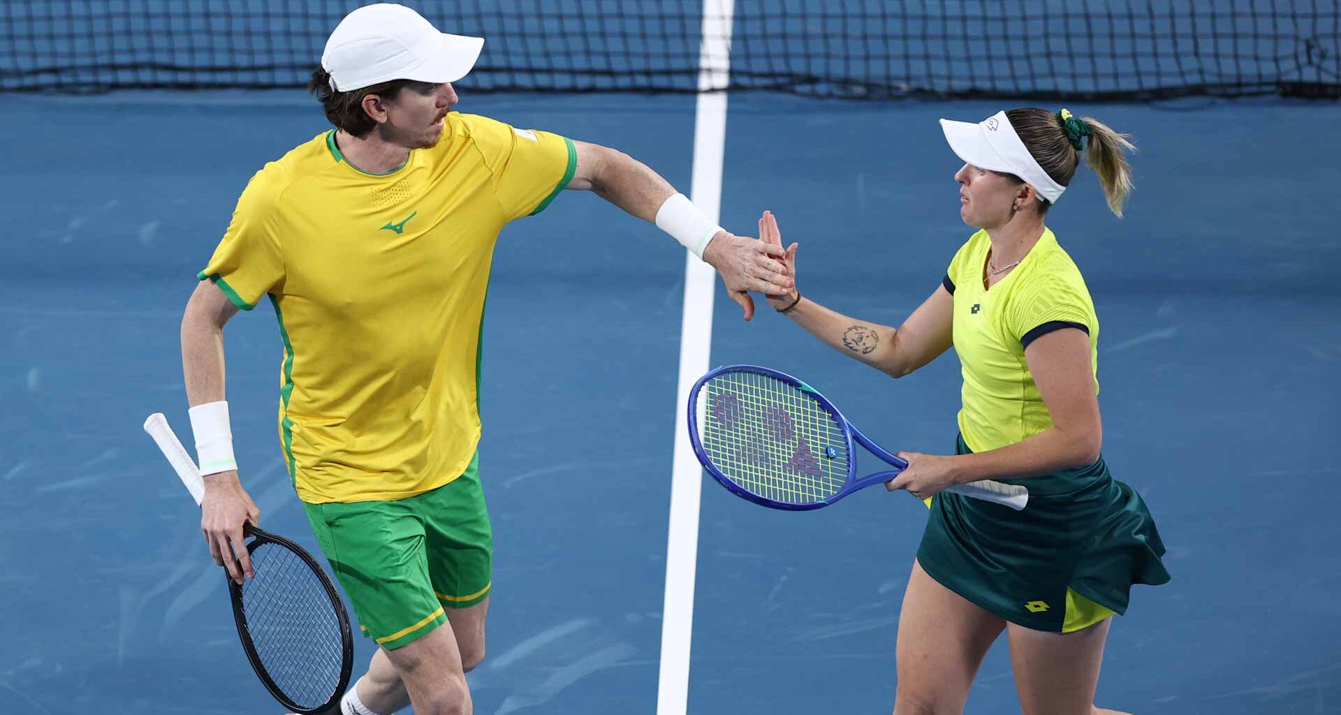 John-Patrick Smith and Storm Hunter clinch Australia's victory against Norway in the early moments of Sunday morning in Sydney.