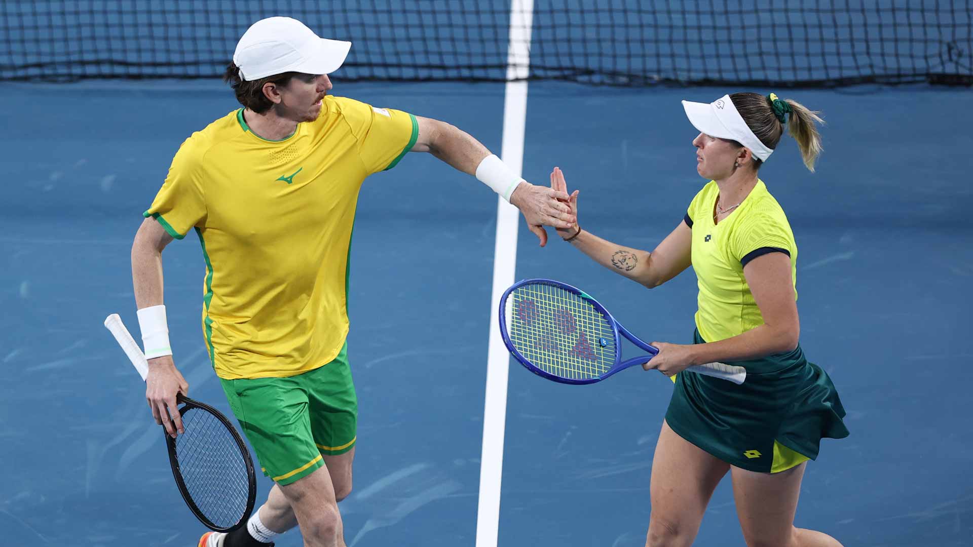 John-Patrick Smith and Storm Hunter clinch Australia's victory against Norway in the early moments of Sunday morning in Sydney.