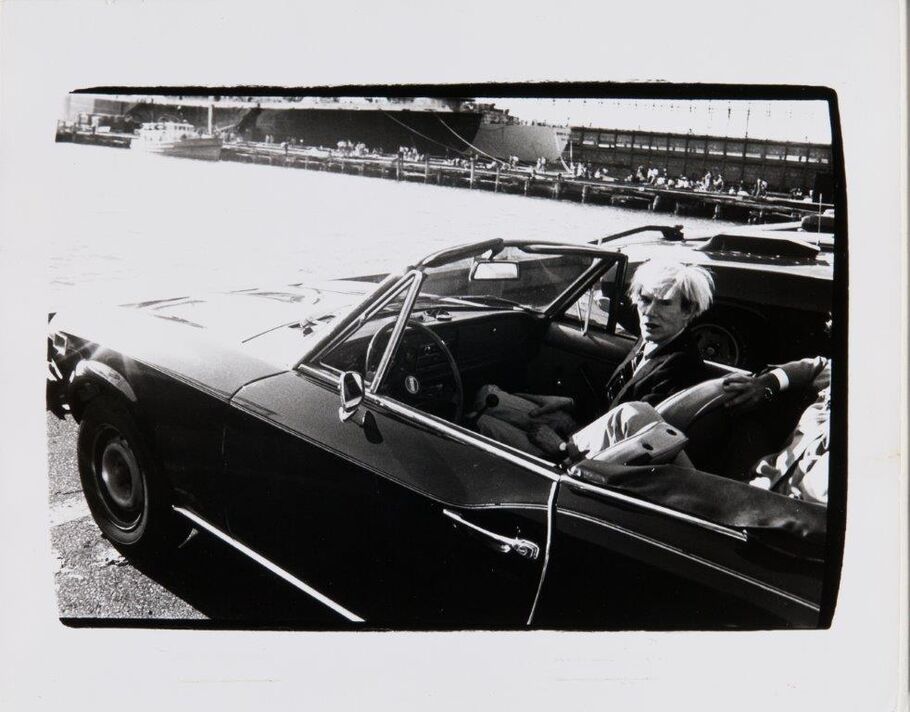 Andy Warhol, ‘Andy Warhol in Convertible’, ca. 1985, Photography, Gelatin silver print, Hedges Projects
