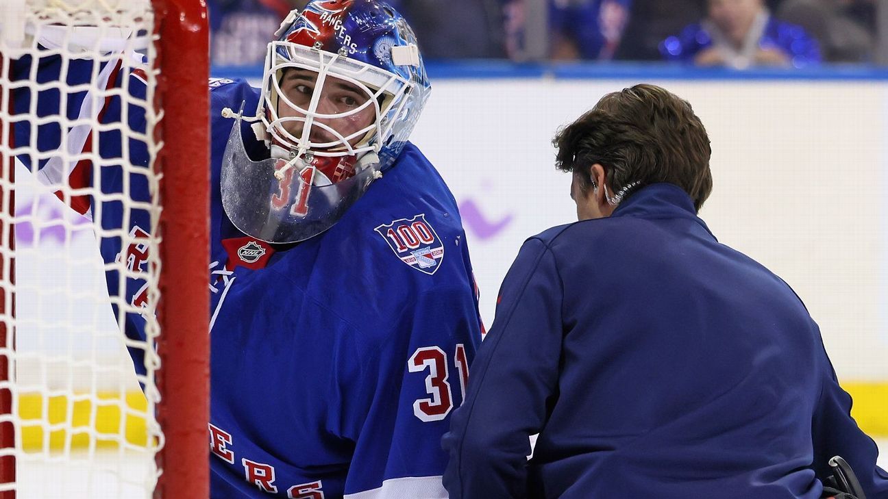 New York Rangers place Igor Shesterkin, Adam Fox on IR