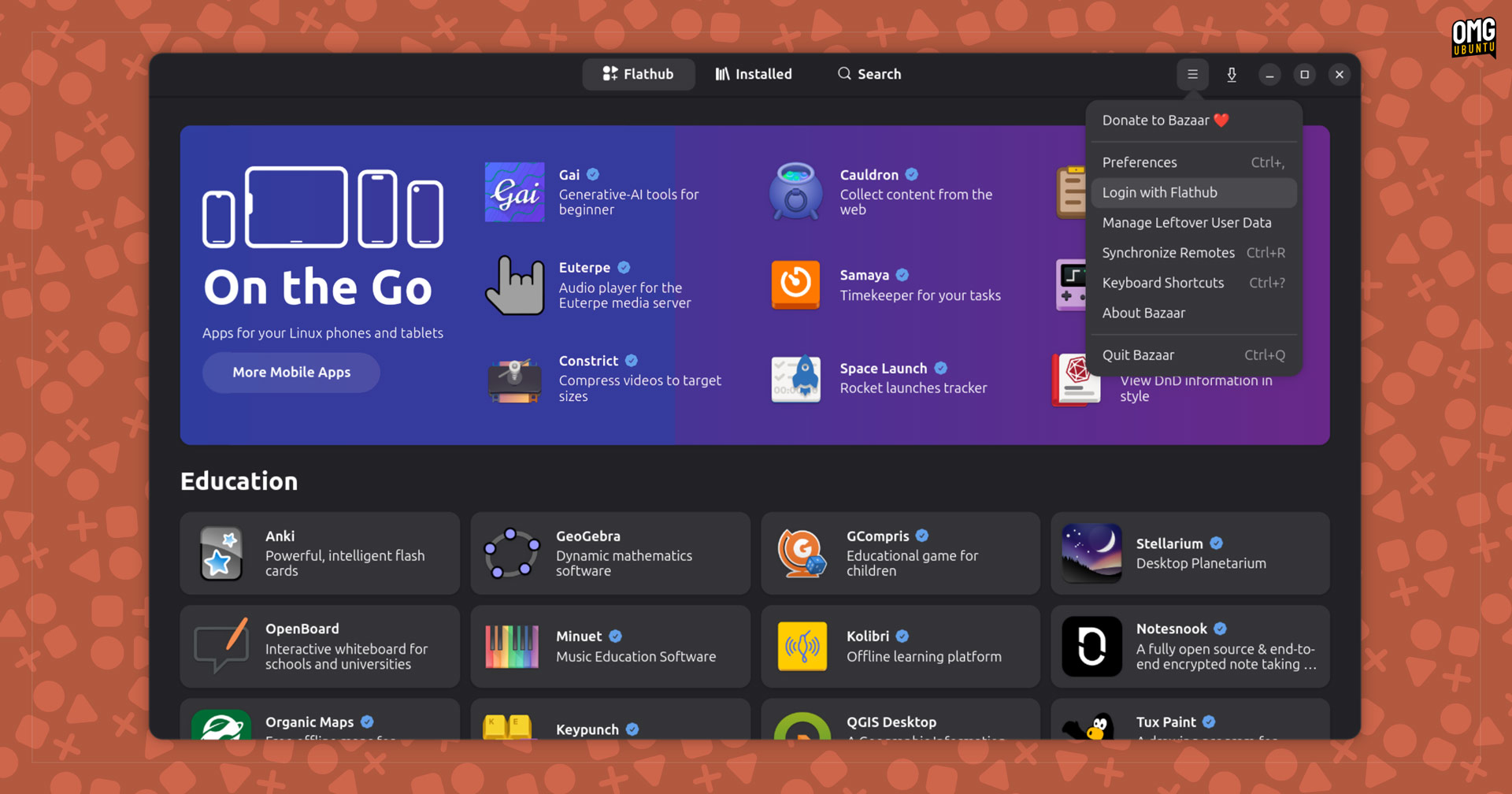 Bazaar Flatpak Manager Gets New Icon, Permission Warnings + More