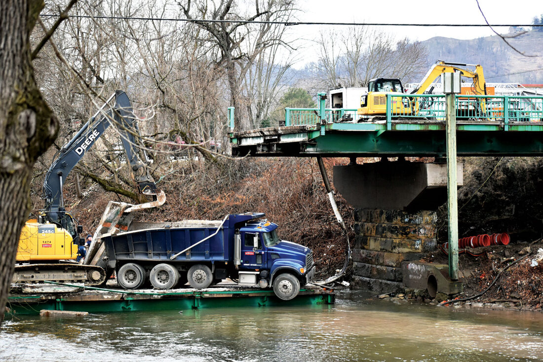 Wheeling bridge collapses during demolition, 3 workers injured | News, Sports, Jobs