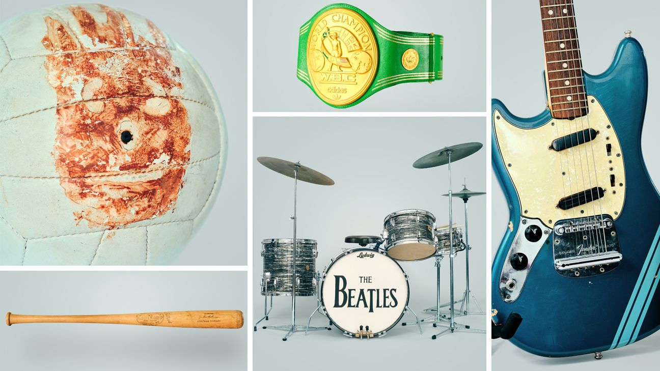 See items from late-Indianapolis Colts owner Jim Irsay's iconic memorabilia collection