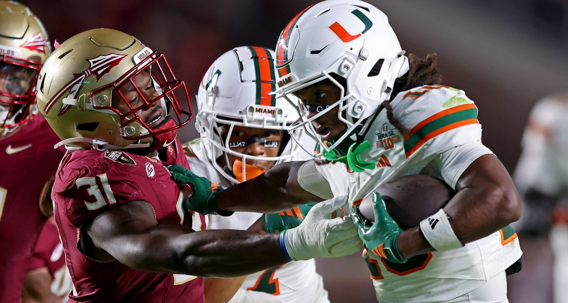 Son of Former Bills Player Has Monster Game for Miami in College Football Playoff