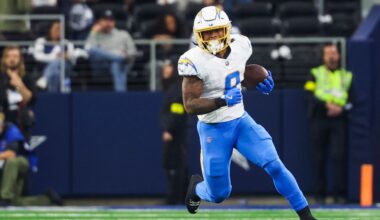 Chargers RB Omarion Hampton (ankle) to play vs. Patriots