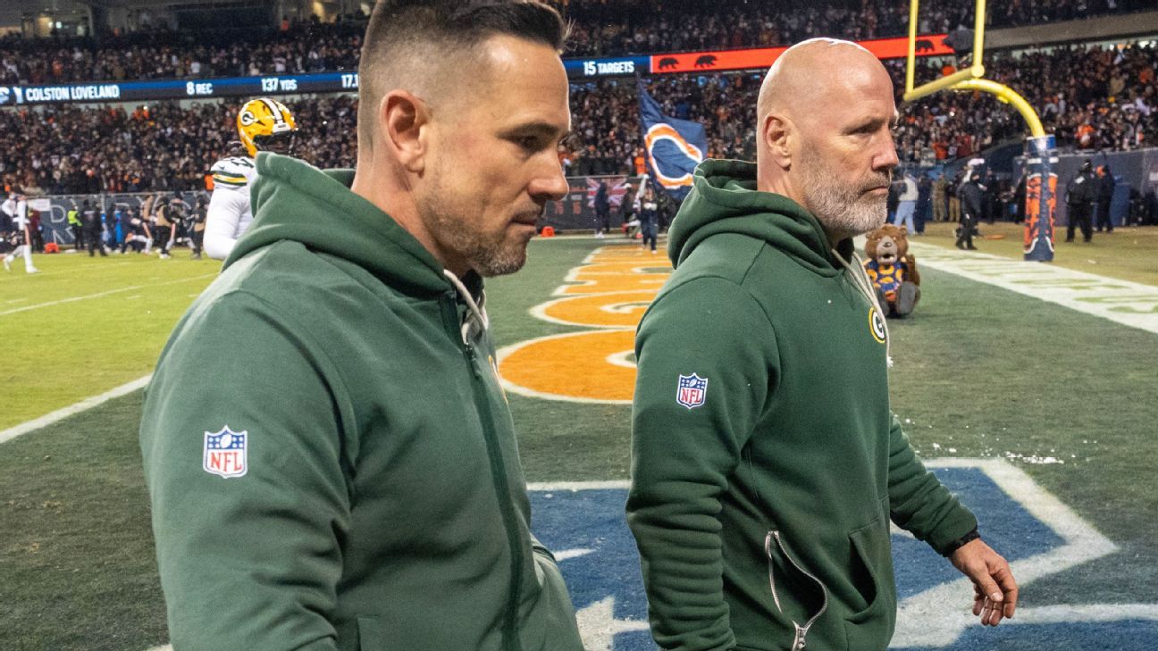 Deflated after Packers' loss, Matt LaFleur dodges job talk