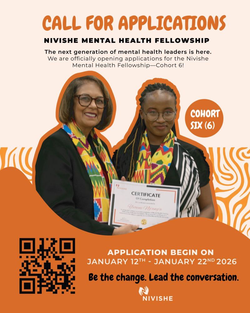 Nivishe Mental Health Fellowship 2026 — Cohort 6 (Fully Virtual & Fully Funded)